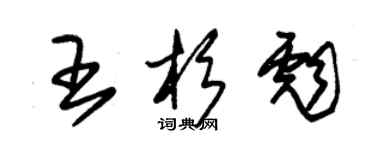 朱锡荣王杉彪草书个性签名怎么写