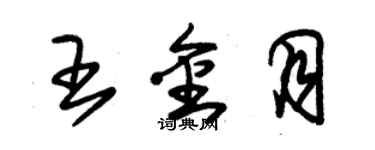 朱锡荣王金月草书个性签名怎么写