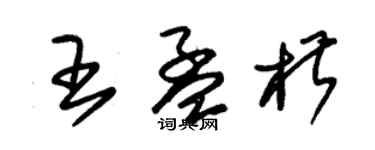 朱锡荣王孟椒草书个性签名怎么写
