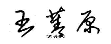 朱锡荣王菁原草书个性签名怎么写