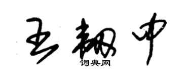 朱锡荣王韧中草书个性签名怎么写