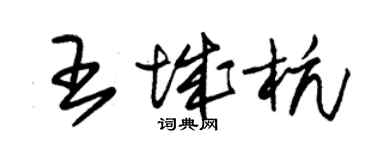 朱锡荣王城杭草书个性签名怎么写