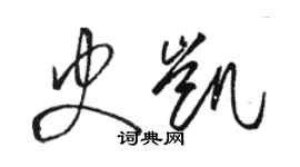 骆恒光史凯草书个性签名怎么写