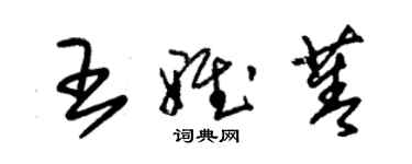 朱锡荣王雅菁草书个性签名怎么写