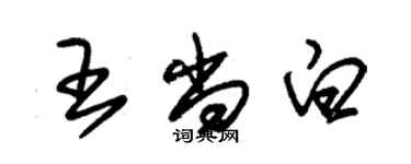 朱锡荣王尚白草书个性签名怎么写