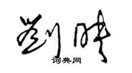 曾庆福刘映草书个性签名怎么写