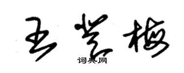 朱锡荣王登梅草书个性签名怎么写