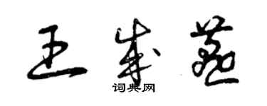 曾庆福王成燕草书个性签名怎么写