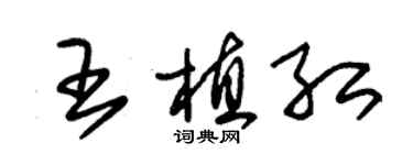 朱锡荣王植红草书个性签名怎么写