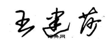 朱锡荣王建莎草书个性签名怎么写