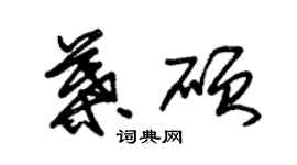 朱锡荣叶硕草书个性签名怎么写