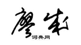 朱锡荣廖成草书个性签名怎么写