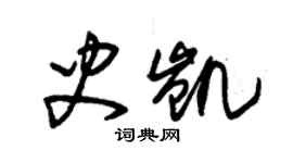 朱锡荣史凯草书个性签名怎么写