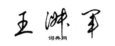 梁锦英王淑军草书个性签名怎么写