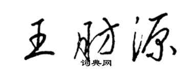 梁锦英王肪源草书个性签名怎么写