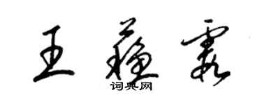 梁锦英王苏霞草书个性签名怎么写