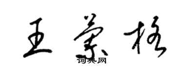 梁锦英王兰格草书个性签名怎么写