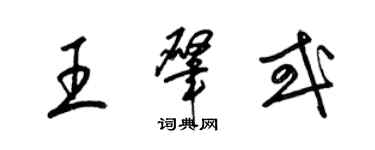 梁锦英王肇或草书个性签名怎么写