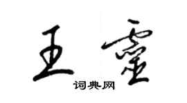 梁锦英王灵草书个性签名怎么写