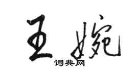骆恒光王婉行书个性签名怎么写