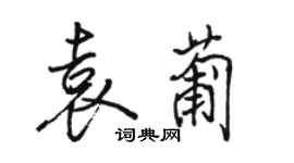 骆恒光袁葡行书个性签名怎么写