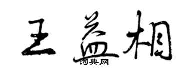 曾庆福王益相行书个性签名怎么写
