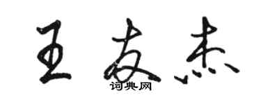 骆恒光王友杰行书个性签名怎么写