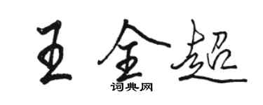 骆恒光王全超行书个性签名怎么写