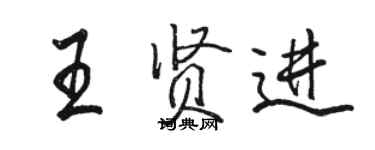 骆恒光王贤进行书个性签名怎么写
