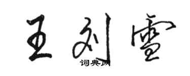 骆恒光王刘雪行书个性签名怎么写