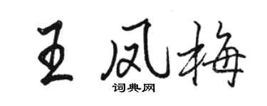 骆恒光王凤梅行书个性签名怎么写