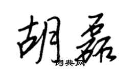 王正良胡磊行书个性签名怎么写