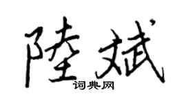 王正良陆斌行书个性签名怎么写