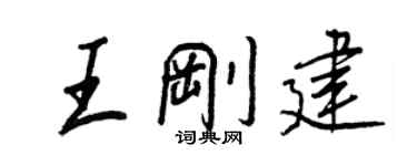 王正良王刚建行书个性签名怎么写