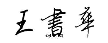 王正良王书华行书个性签名怎么写