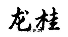 胡问遂龙桂行书个性签名怎么写
