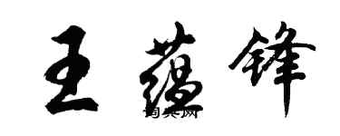胡问遂王蕴锋行书个性签名怎么写