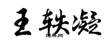 胡问遂王轶凝行书个性签名怎么写