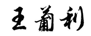 胡问遂王葡利行书个性签名怎么写