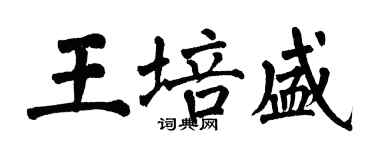 翁闿运王培盛楷书个性签名怎么写