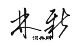 骆恒光林新草书个性签名怎么写