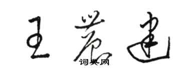 骆恒光王农建草书个性签名怎么写