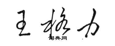 骆恒光王格力草书个性签名怎么写