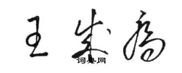 骆恒光王成乔草书个性签名怎么写