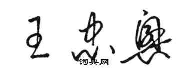 骆恒光王忠兴草书个性签名怎么写