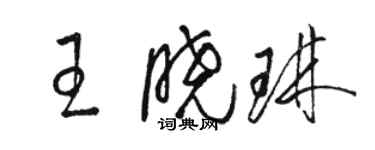 骆恒光王晓琳草书个性签名怎么写