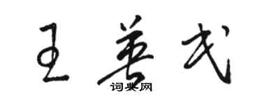 骆恒光王英民草书个性签名怎么写