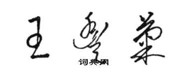 骆恒光王丰菊草书个性签名怎么写