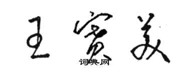 骆恒光王赛美草书个性签名怎么写