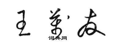 骆恒光王万友草书个性签名怎么写